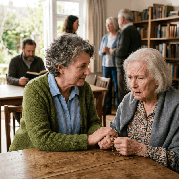 Believers supporting the weak with patient compassion