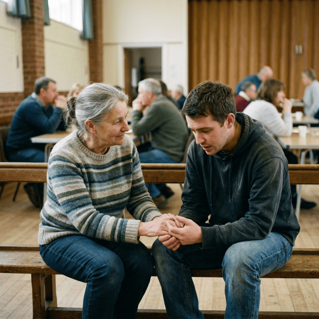 Believers welcoming those with weaker faith