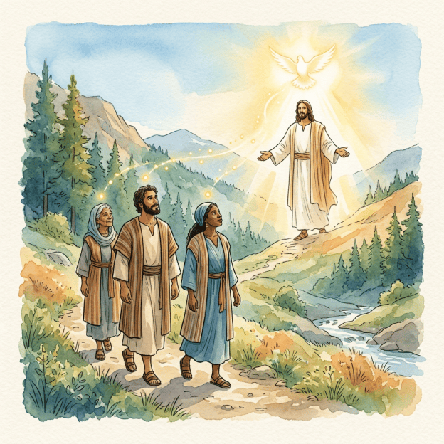 Believers led by the Holy Spirit toward Christlike sonship