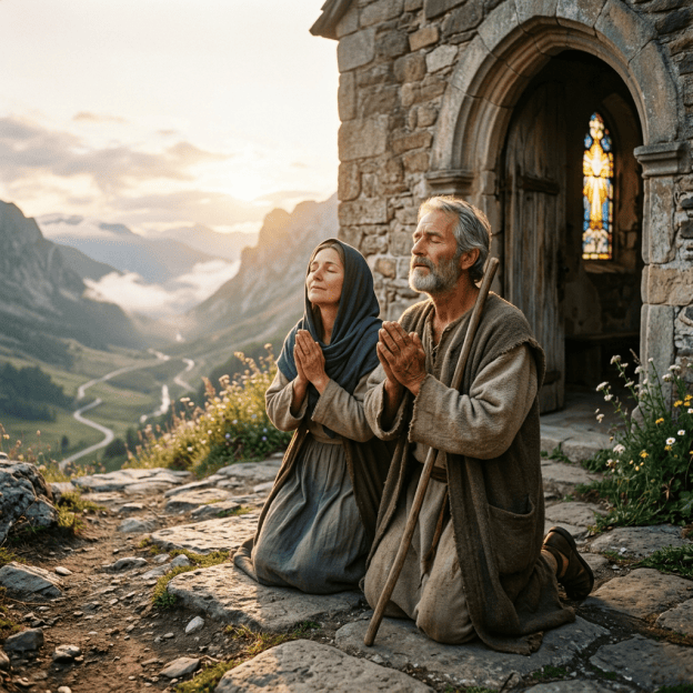 Believer hearing and obeying God